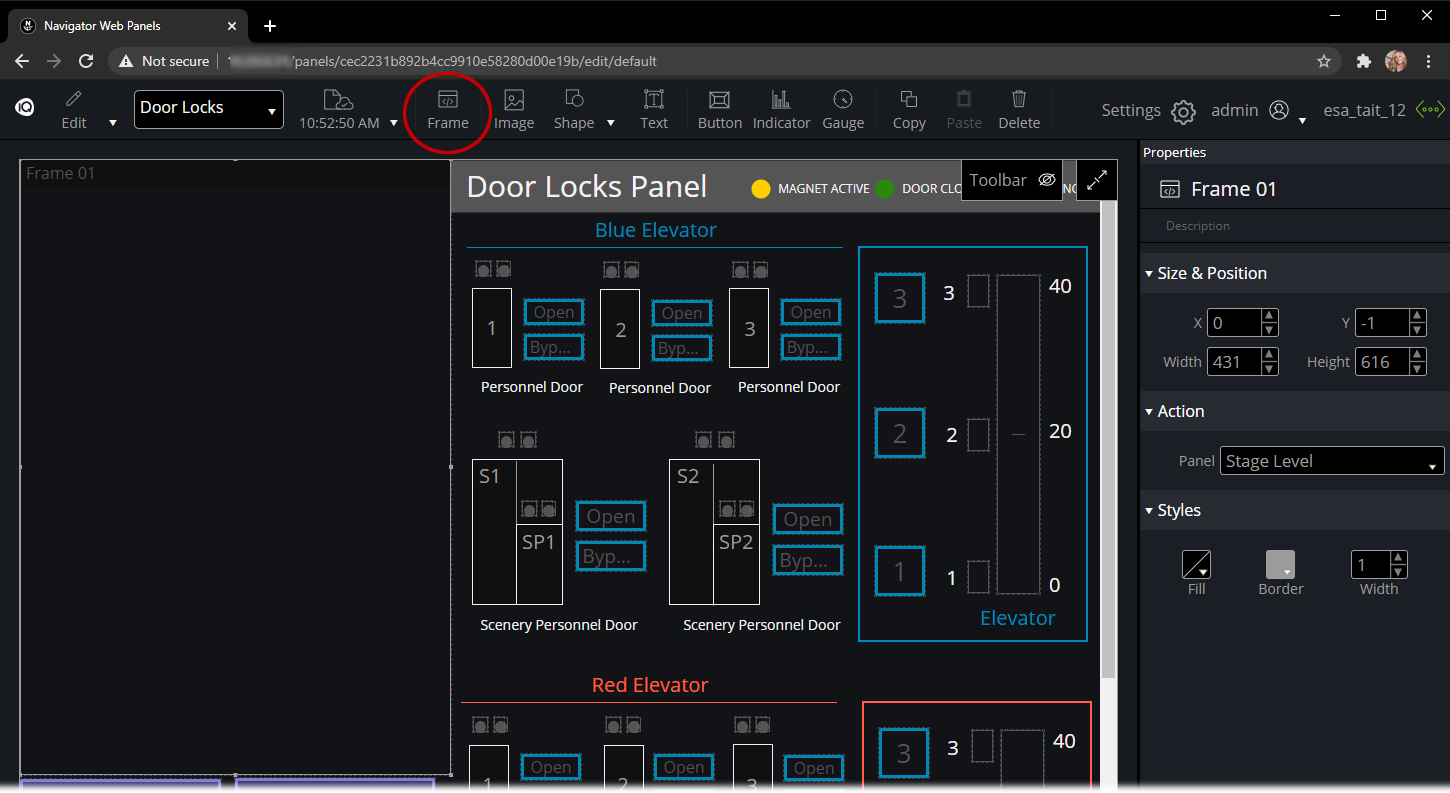 Using Frames to Create Nested iQ Panels