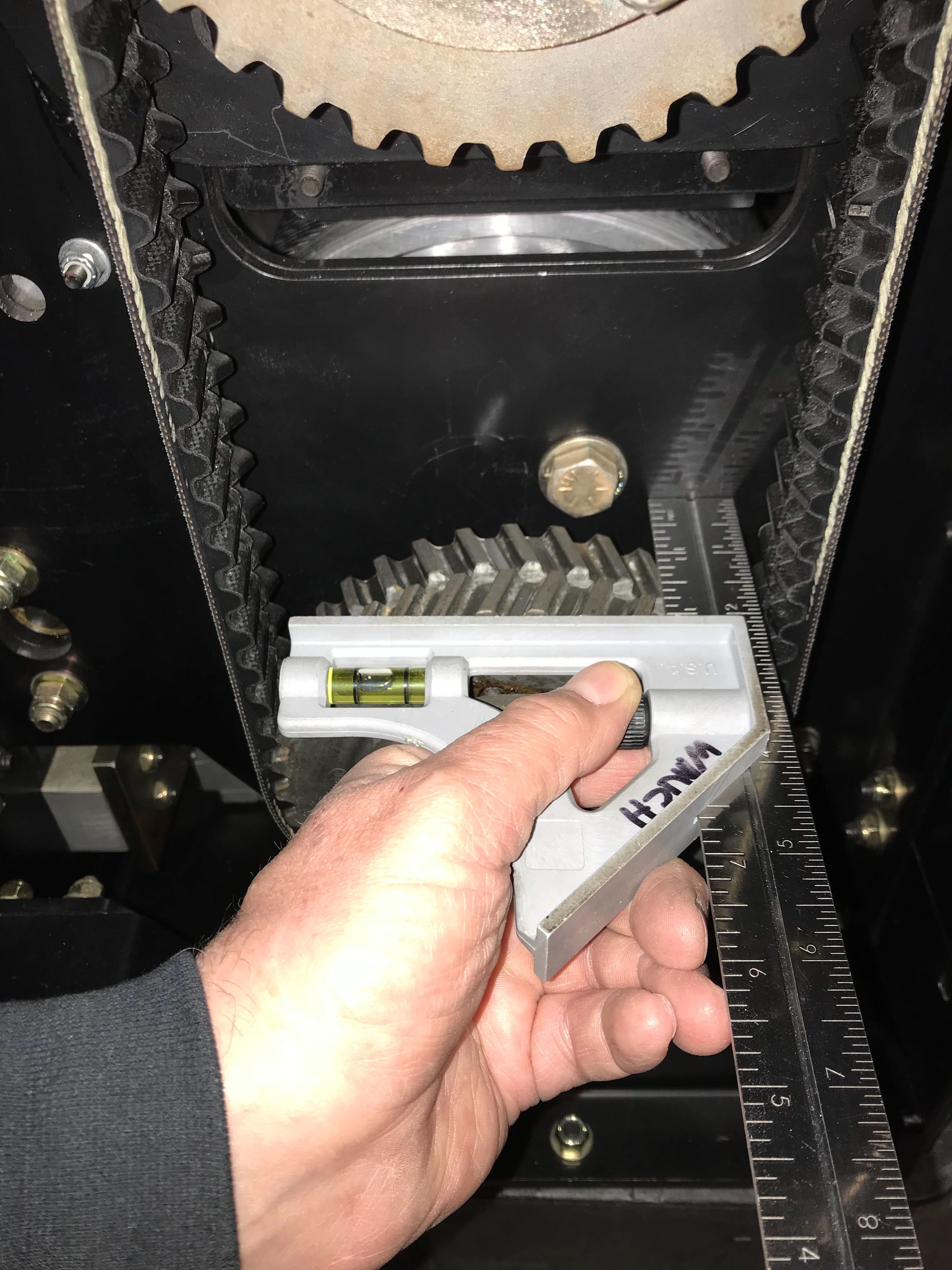 T Winch Drive Gear Inspection